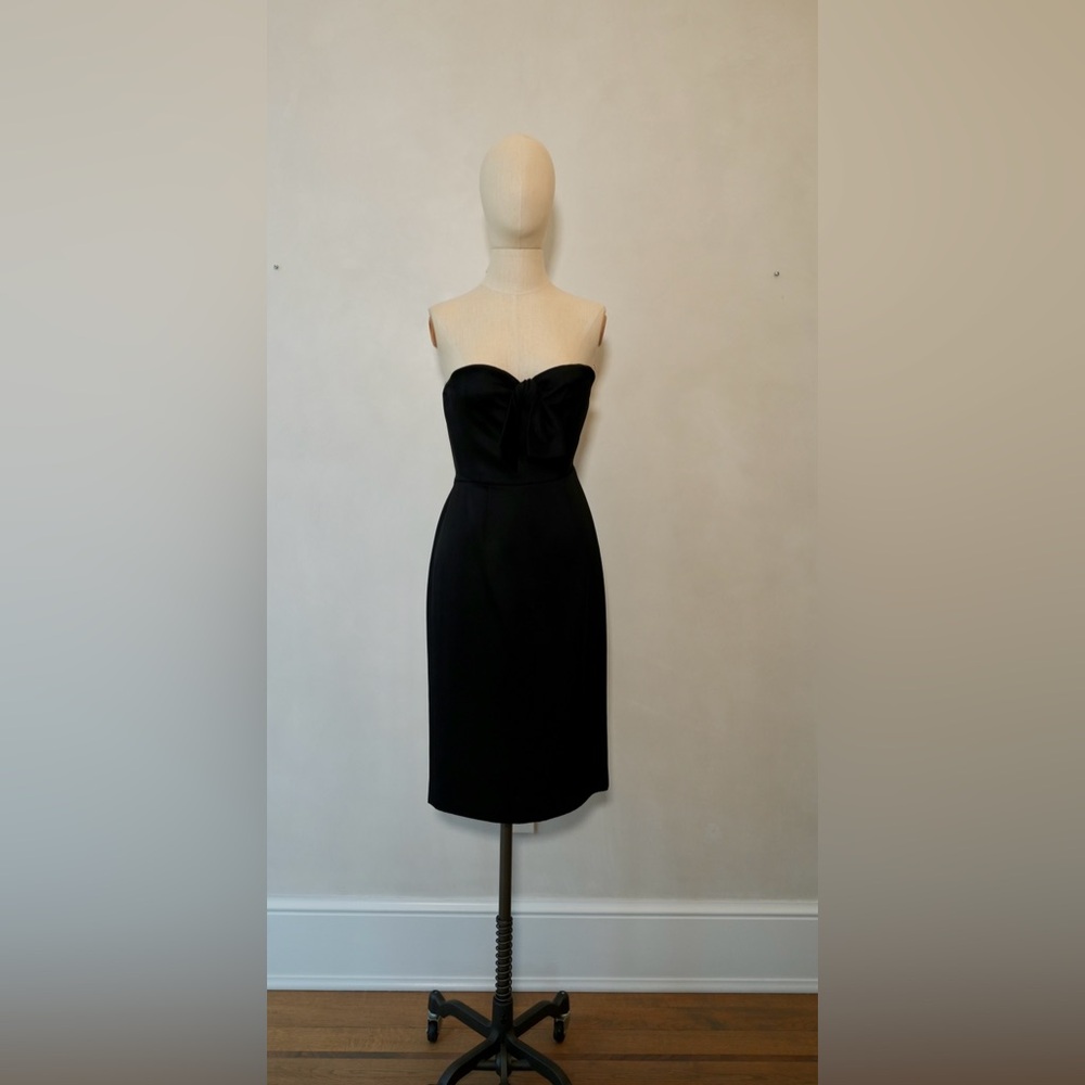 Dior Classic Black Strapless Dress